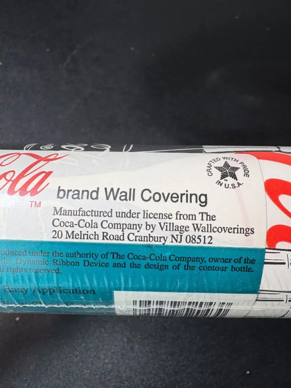 1 Roll of Coca Cola Wallpaper Boarder 8.5